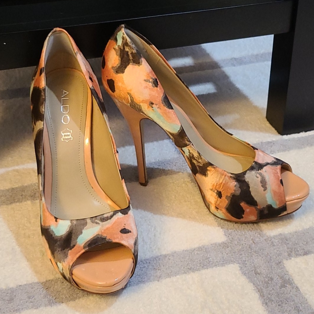 Aldo Watercolor Heels
